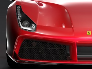 ferrari gtb 488 2016 3D Модель