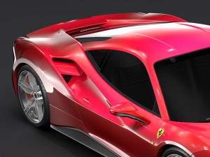 ferrari gtb 488 2016 3D Модель