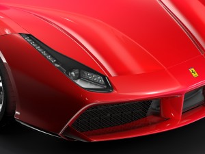 ferrari gtb 488 2016 3D Модель