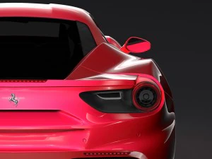 ferrari gtb 488 2016 3D Model