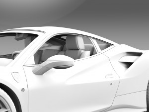 ferrari gtb 488 2016 3D Модель