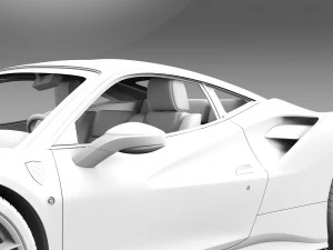 ferrari gtb 488 2016 3D Model
