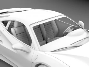 ferrari gtb 488 2016 3D Model