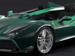 ferrari 488 speedster 2016 3D Model