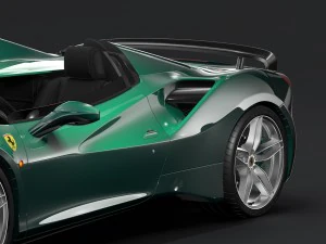 ferrari 488 speedster 2016 3D Model