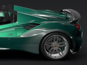 ferrari 488 speedster 2016 3D Model