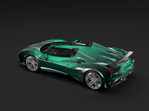 ferrari 488 speedster 2016 3D Model