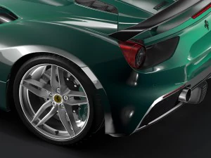 ferrari 488 speedster 2016 3D Model
