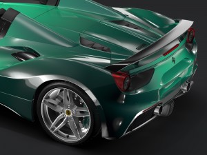 ferrari 488 speedster 2016 3D मॉडल
