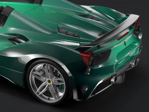 ferrari 488 speedster 2016 3D Model