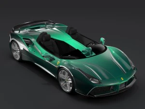 ferrari 488 speedster 2016 3D Model