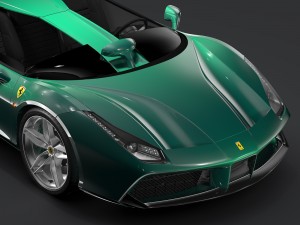 ferrari 488 speedster 2016 3D मॉडल