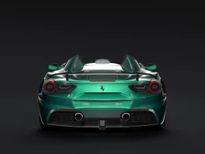 ferrari 488 speedster 2016 3D Model