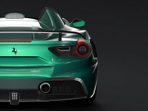 ferrari 488 speedster 2016 3D Model