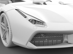ferrari 488 speedster 2016 3D मॉडल