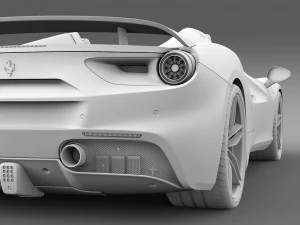 ferrari 488 speedster 2016 3D Model