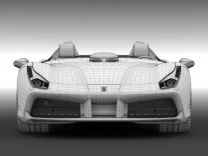 ferrari 488 speedster 2016 3D Model