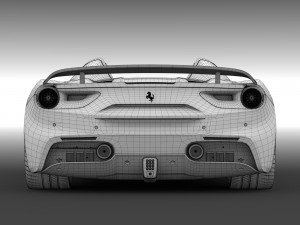 ferrari 488 speedster 2016 3D मॉडल