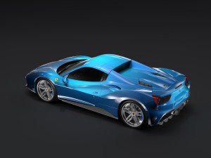 ferrari 488 spider 2016 Modello 3D
