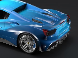ferrari 488 spider 2016 Modello 3D