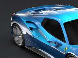 ferrari 488 spider 2016 Modello 3D