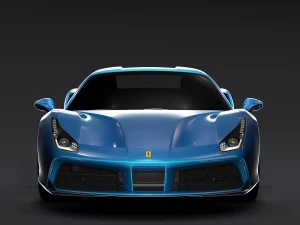 ferrari 488 spider 2016 3D Model