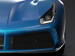 ferrari 488 spider 2016 Modello 3D