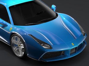 ferrari 488 spider 2016 Modello 3D