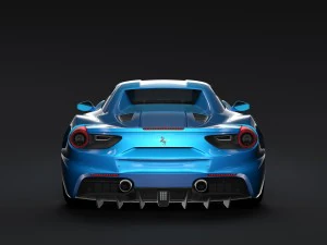 ferrari 488 spider 2016 3D Model