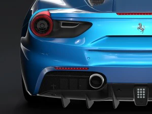 ferrari 488 spider 2016 3D Model