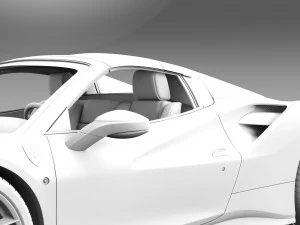 ferrari 488 spider 2016 3D Model
