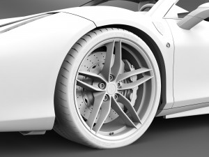 ferrari 488 spider 2016 Modello 3D