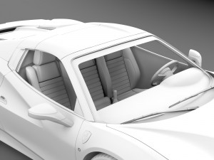 ferrari 488 spider 2016 Modello 3D