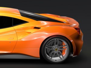 ferrari gtb 488 taxi 2016 3D मॉडल