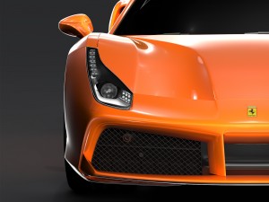 ferrari gtb 488 taxi 2016 3D मॉडल