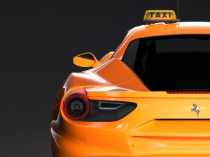 ferrari gtb 488 taxi 2016 3D मॉडल