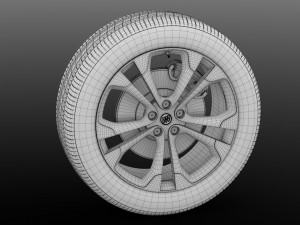 buick cascada wheel 2017 Model 3D
