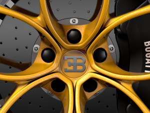bugatti chiron wheel Model 3D