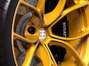 bugatti chiron wheel Model 3D