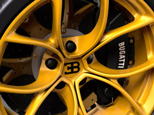 bugatti chiron wheel Model 3D