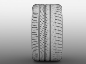 bugatti chiron wheel Model 3D