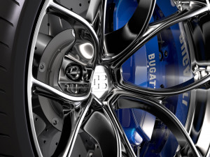 bugatti chiron wheel 2 3D-Modell