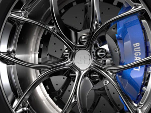 bugatti chiron wheel 2 3D Model