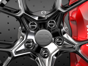 bugatti chiron wheel 4 Modelo 3D