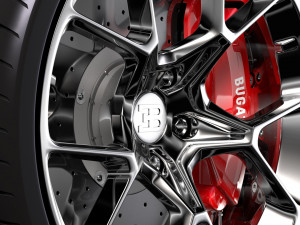 bugatti chiron wheel 4 Modelo 3D