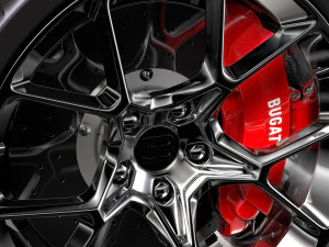 bugatti chiron wheel 4 3D Model