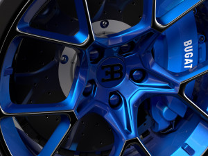 bugatti chiron wheel 5 3D Model