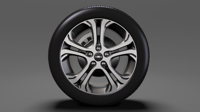 chevrolet bolt ev wheel Modello 3D .c4d .max .obj .3ds .fbx .stl .blend