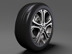 chevrolet bolt ev wheel Modello 3D