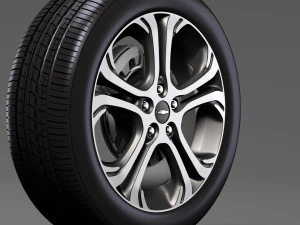 chevrolet bolt ev wheel 3D Model